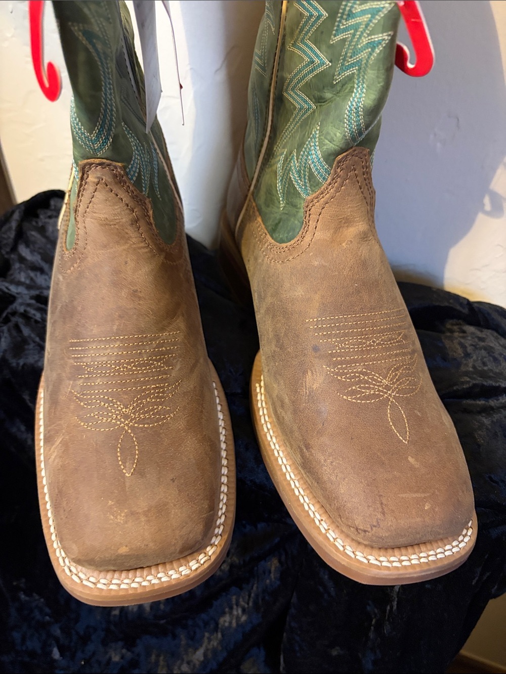 Justin boots men’s 9 - Picture 2 of 5